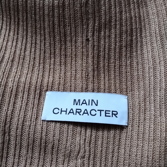 MAIN CHARACTER Aritzia Camel Beige Loose Hat - Picture 3 of 3